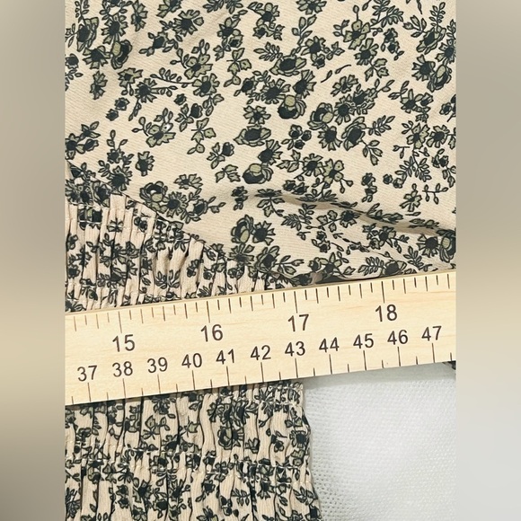 PIPER & SCOOT women’s dress floral print has pockets puffy sleeves NWT - Picture 13 of 14